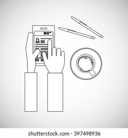 Technology icon design, Vector illustration
