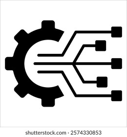 Technology Icon Element For Design