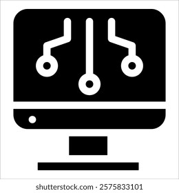 Technology Icon Element For Design