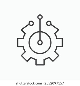 Technology icon. line style vector icon.