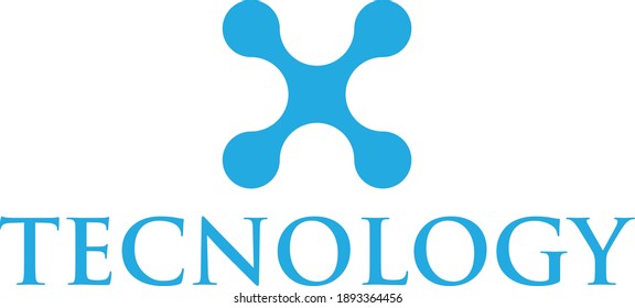 Technology Icon Logo Design Template 