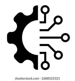 Technology icon, logo, symbol, vector, illustration