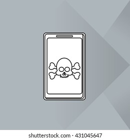 Technology icon. security system concept. Flat illustration , vector