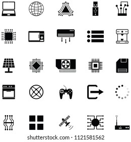 technology icon set