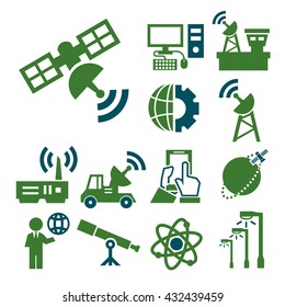 technology icon set