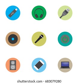 Technology icon set.