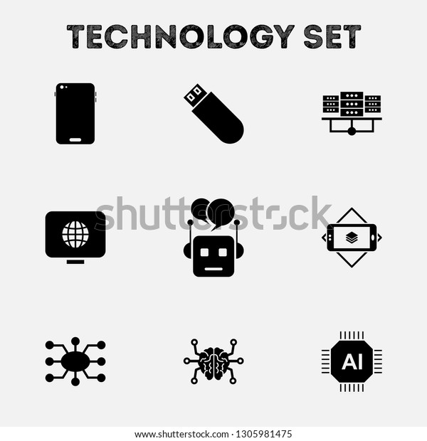 TECHNOLOGY icon\
SET
