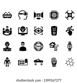  Technology Icon Set - (Black Series)