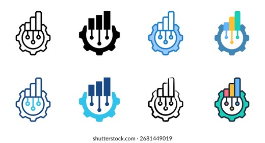 Conjunto de iconos de Tecnología colección de estilos múltiples 
