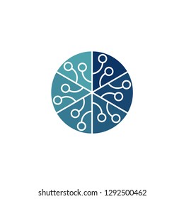 Technology icon set symbol vector illustration