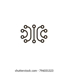 technology icon. sign design