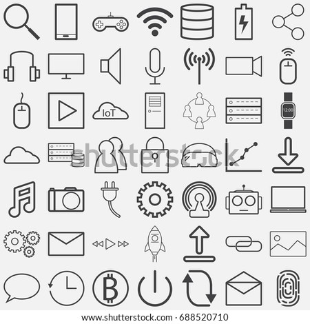 Technology icon / sign / symbol