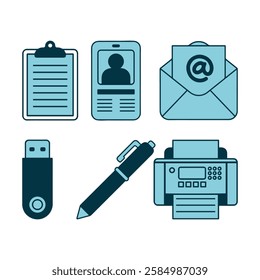 Technology Icon silhouette vector illustration