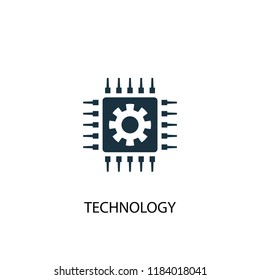 technology icon. Simple element illustration. technology concept symbol design. Can be used for web and mobile.