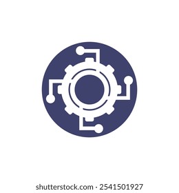 Technology icon and symbol template illustration
