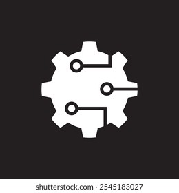 Icono de Tecnología e ilustración de Plantilla de símbolos