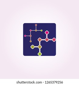 Technology icon templates , vector for business corporate , element , illustration