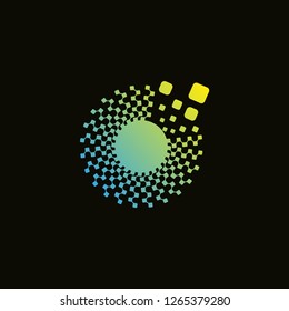 Technology icon templates , vector for business corporate , element , illustration