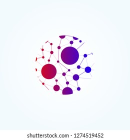 Technology icon templates, vector logo for business corporate, elements, illustration