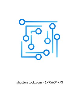 technology icon vector design template illustration
