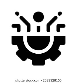 technology icon. vector glyph icon for your website, mobile, presentation, and logo design.
