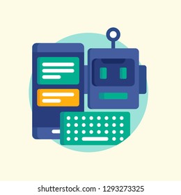 Technology Icon Vector Graphic Download Template Modern