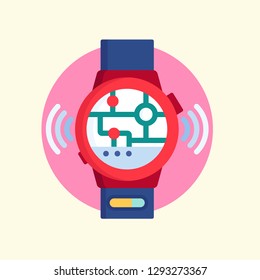Technology Icon Vector Graphic Download Template Modern