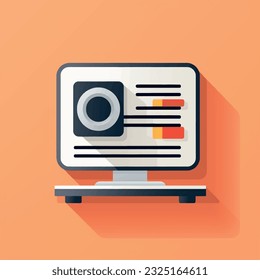 technology icon, technology vector, illustration, background, IA