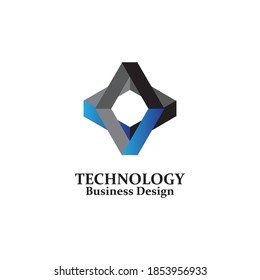  
technology icon vector illustration template design