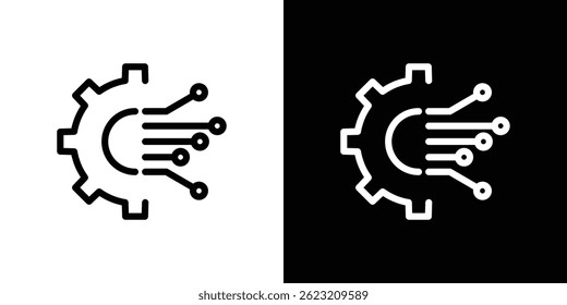 Ilustração vetorial de ícone de tecnologia para web e portáteis