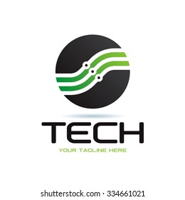 Technology Icon Vector Logo Template