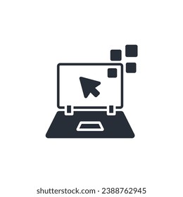 technology icon. vector.Editable stroke.linear style sign for use web design,logo.Symbol illustration.