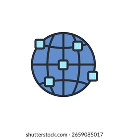 technology icon. vector.Editable stroke.linear style sign for use web design,logo.Symbol illustration.