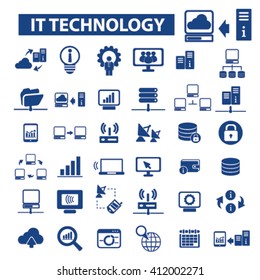 it technology icons
