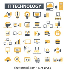 it technology icons

