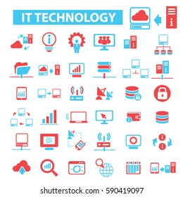 it technology icons
