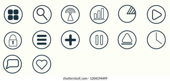 Technology icons pack