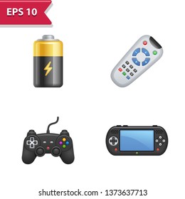 Technology Icons. Professional, pixel-aligned icons in realistic colors.