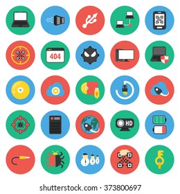 Technology icons set.