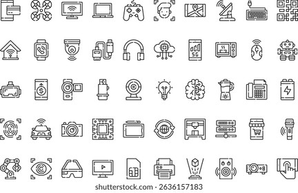 Technology icons icons Simple vector icon. Illustration symbol design template for web mobile UI element. 