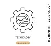 technology icons  symbol vector elements for infographic web