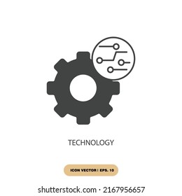 technology icons  symbol vector elements for infographic web