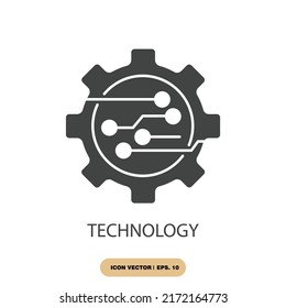 technology icons  symbol vector elements for infographic web