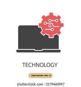 technology icons  symbol vector elements for infographic web