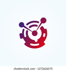 Technology icons templates, vector logo for business corporate, elements, illustration