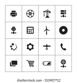 technology icons universal set for web and mobile