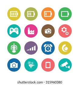 technology icons universal set for web and mobile