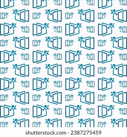 Technology-Illustration nahtlose Muster bunter, trendiger Vektorhintergrund