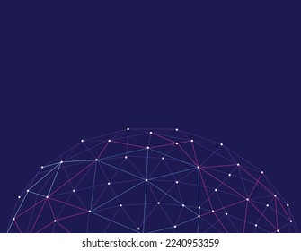 Technology image background. Network illustration.