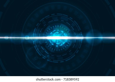 Technology image of Interface. Futuristic shapes for your concept design. Touch the future